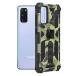 Husa Samsung Galaxy S20 Antisoc Cu Inel Stand Army TechBlzr