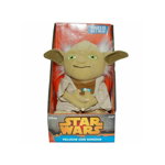 Jucarie vorbitoare din plus si material textil, Star Wars Yoda, 20 cm