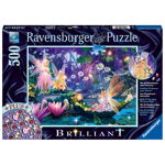 Puzzle tralucitor Ravensburger de 500 piese - Paurea magica Steve Reed