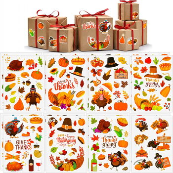 Set de 16 foi cu autocolante Qpout, hartie, multicolor, 18 x 15 cm