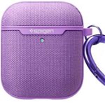 Carcasa Spigen Urban Fit compatibila cu Apple AirPods Purple