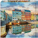 Puzzle 2000 piese - Sunset at Copenhagen Harbour | Educa, Educa
