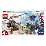 Lego Spidey Confruntarea dintre Hulk si Masina Rinocer 10782, Lego