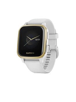 Smartwatch Garmin Venu Sq, NFC, White/Light Gold