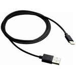 Cablu Date USB-A - USB-C 5W 1m Negru, Canyon