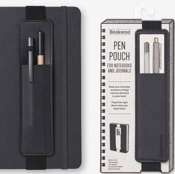 Etui pix cu elastic - Bookaroo Pen Pouch - Black, If