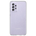 Husa Premium Spigen Liquid Crystal Glitter Pentru Samsung Galaxy A72, Silicon, Transparent Glitter