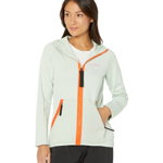Imbracaminte Femei adidas Outdoor Terrex Tech Flooce Light Hooded Jacket Linen GreenSemi Impact Orange, adidas Outdoor