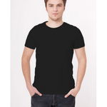 Tricou Engros pentru barbati, 100% bumbac, negru, 