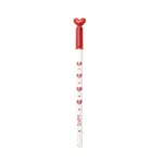 Roller cu cerneala termosensibila, capac totem cu inimioare, diverse culori, albastru cristal, 0.7 mm, M&G
