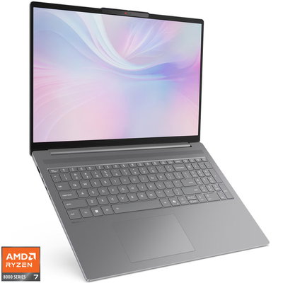Laptop Lenovo IdeaPad Slim 3 16AHP10 cu procesor AMD Ryzen™ 7 8840HS pana la 5.1GHz, 16" WUXGA, IPS, 24GB SSD, 1TB SSD, AMD Radeon™ 780M Graphics, No OS, Cosmic Blue, Aluminiu