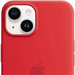 Protectie Spate Apple Silicone pentru Apple iPhone 14 , Magsafe (Rosu), Apple