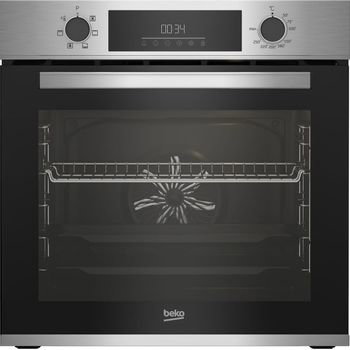 Cuptor incorporabil Beko BBIE12300XD, Electric, Grill, SteamShine Cleaning, Timer, Inox ,72 l, Clasa A