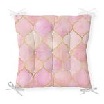 Pernă pentru scaun cu amestec de bumbac Minimalist Cushion Covers Pinky Oriental, 40 x 40 cm, Minimalist Cushion Covers