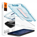 Folie Premium Ecran Sticla Securizata Spigen Glass Tr Ez Fit iPhone 12 Mini kit Complet De Montaj 2 Bucati -agl01811 CEL18391