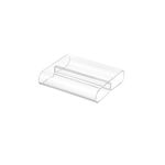 Set 6 bucati Suport Hendi pentru meniu masa - plexiglas alb, 80x72x(H)20 mm, HENDI