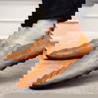 Pantofi in stil englezesc pentru barbati, model scurt ?i comod, rezistent la uzura, pantofi din piele u?or de incaltat, Neer