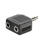 ADAPTOR VALUE JACK 3.5MM LA 2 X JACK 3.5MM T-M 11.99.4440-100