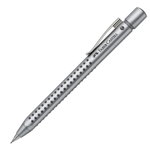 Creion mecanic Faber-Castell Grip 2011, 0.7 mm, Argintiu
