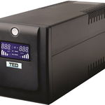 UPS Line Interactive cu 3 iesiri Schuko si Display LCD, 2200VA / 1200W LCD, TED Electric