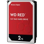 HDD WD Red™ Plus 2TB, 5400RPM, 128MB cache, SATA-III