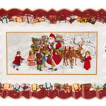 Platou Villeroy & Boch Toy\'s Fantasy Santa and Kids 35x23cm, Villeroy&Boch