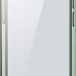 Joyroom Joyroom New Beauty Series Husă transparentă ultra subțire cu cadru metalic pentru iPhone 12 mini verde (JR-BP741), Joyroom