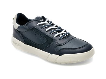 Pantofi GEOX negri, J35GWA, din piele ecologica, Geox