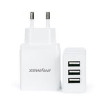 Incarcator Priza iMyMax, Smart Charge, 3 x USB, Alb