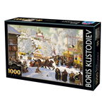 Puzzle D-Toys Boris Kustodiev Maslenitsa 1000 piese