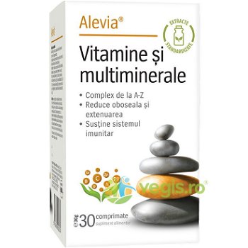 Vitamine si Multiminerale, 30 comprimate, Alevia, Alevia