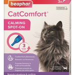 BEAPHAR CatComfort Calming Spot-On 3x0,55ml Picaturi feromoni pentru calmarea pisicilor, BEAPHAR