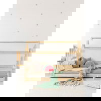 Pat pentru copii în formă de căsuță din lemn de pin 70x160 cm Mila MB - Adeko, Adeko