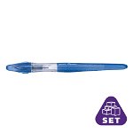 Set 12 stilouri Pluminix Pilot varf mediu corp culori diverse Stilou Pluminix Albastru Vf Mediu Pilot 12/Bax, Pilot