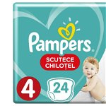 Scutece chilotel Pampers Pants Carry Pack 4 Maxi, 9 - 15 Kg, 24 buc