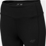 4f Pantaloni de damă H4Z22-SPDF350 Deep black s. S, 4f