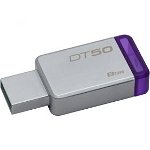 STICK USB KINGSTON 8GB DATATRAVELER 50 USB3.1 DT50/8GB PURPLE