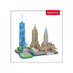 Cubic Fun - Puzzle 3D New York 123 Piese, Cubic Fun