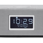 Radio cu ceas Horizon HAV-P4200, 6 W, Bluetooth, USB, AUX, Radio FM (Argintiu)