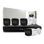Sistem supraveghere exterior middle Acvil Pro ACV-M4EXT40-2MP-V2, 4 camere, 2 MP, IR 40 m, 2.8 mm, POS, audio prin coaxial, HDD 1TB, Acvil