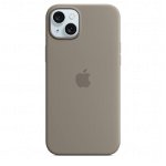 Silicone with MagSafe for iPhone 15 Plus - clay, Apple
