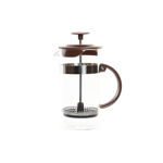 Cafetieră cu Piston DKD Home Decor Maro Transparent Oțel inoxidabil Sticlă borosilicată (16 x 9 x 18,5 cm) (350 ml), DKD Home Decor