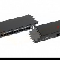 Switch 8 porturi PoE Eco Series Dahua PFS3010-8ET-65, 2 uplink, 8x PoE, Dahua