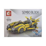 Set de constructie, Famous Car, Masina de curse cu o figurina, 177 piese