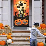 Joc de aruncare pentru Halloween LAMEK, textil/plastic, negru/portocaliu, 137 x 76 cm