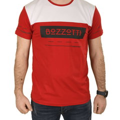 Tricou rosu BOZZOTTI pentru barbat - cod 41917, Tricou rosu BOZZOTTI pentru barbat - cod 41917,