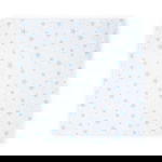 Scutec pled din muselina 80x80 cm, Blue Stars