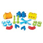 Set de constructie Robotel colorat Learning Resources, 18 piese, plastic, 2 ani+, Learning Resources