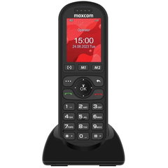 Maxcom Telefon DECT cu SIM Maxcom MM 39D, 1000 mAh, 176 x 220 pixeli, 4G, Negru, Maxcom