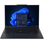 Laptop Lenovo ThinkPad X1 Carbon Gen 12 cu procesor Intel® Core™ Ultra 7 155U pana la 4.8GHz, 14", WUXGA, IPS, 32GB LPDDR5x, 1TB SSD, Intel® Graphics, Windows® 11 Pro, Black,